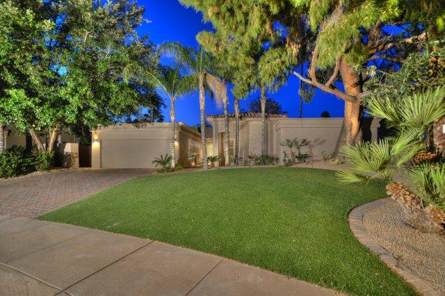 Front exterior of Scottsdale home