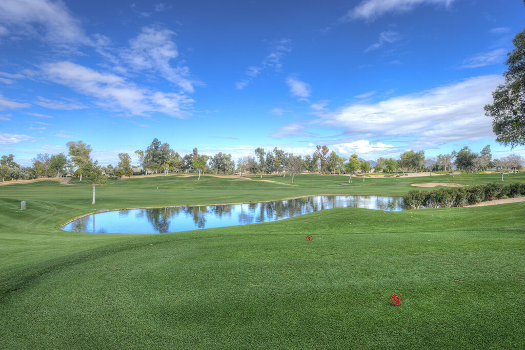 Golf course view in Gainey Ranch