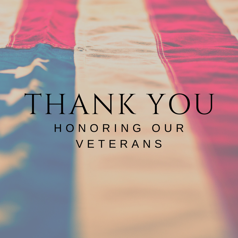 Honoring our brave servicemen and women this Veterans Day