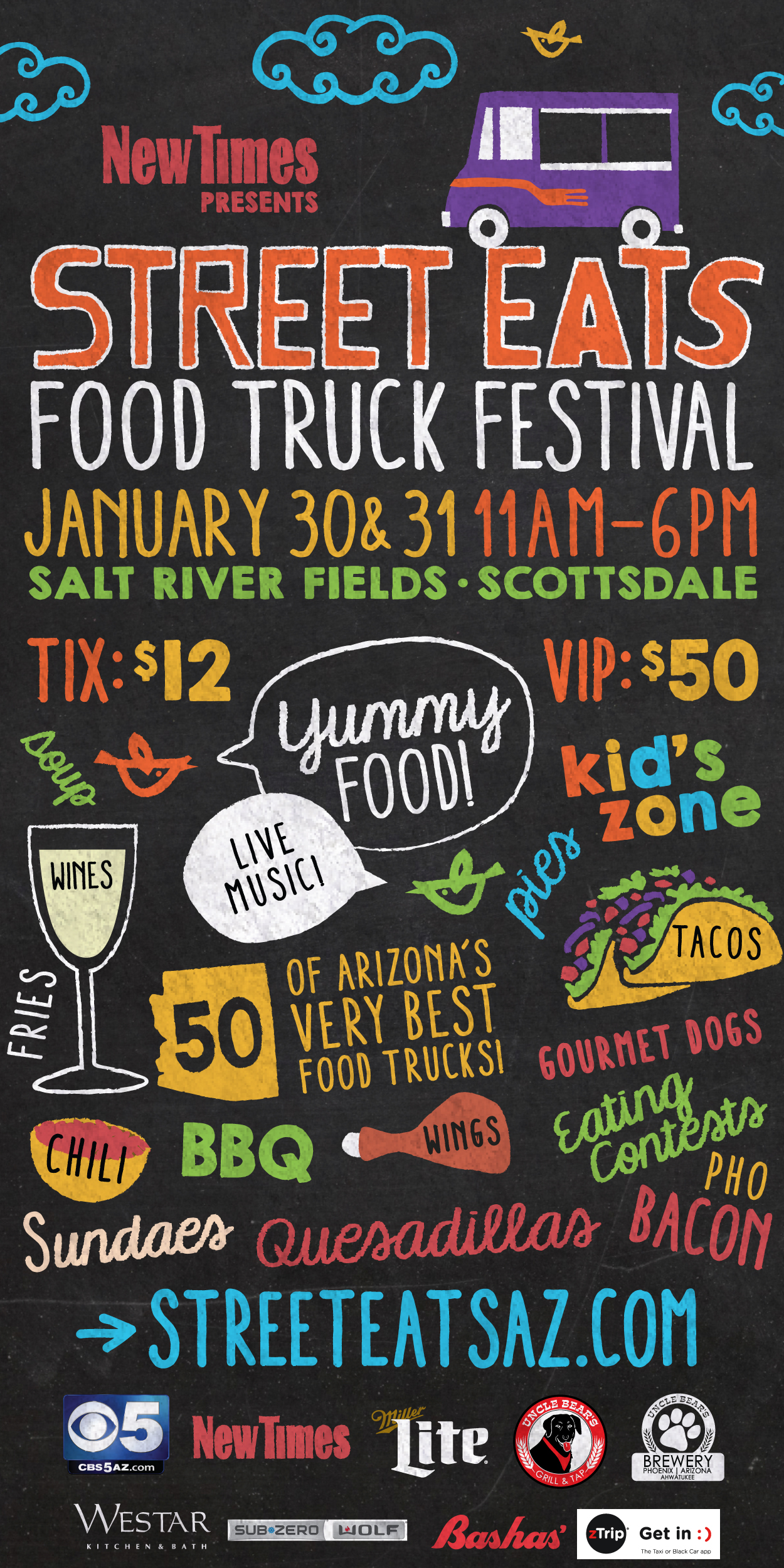Street Eats Food Truck Festival taking place near Scottsdale golf homes