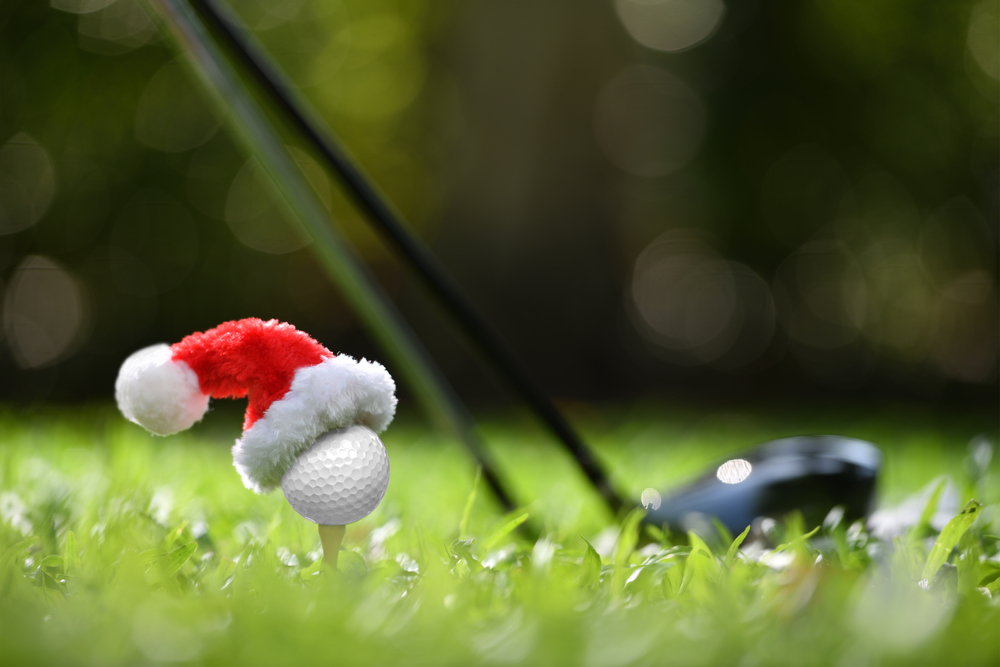 the weather and temperatures are perfect and the courses are newly over-seeded with winter grass