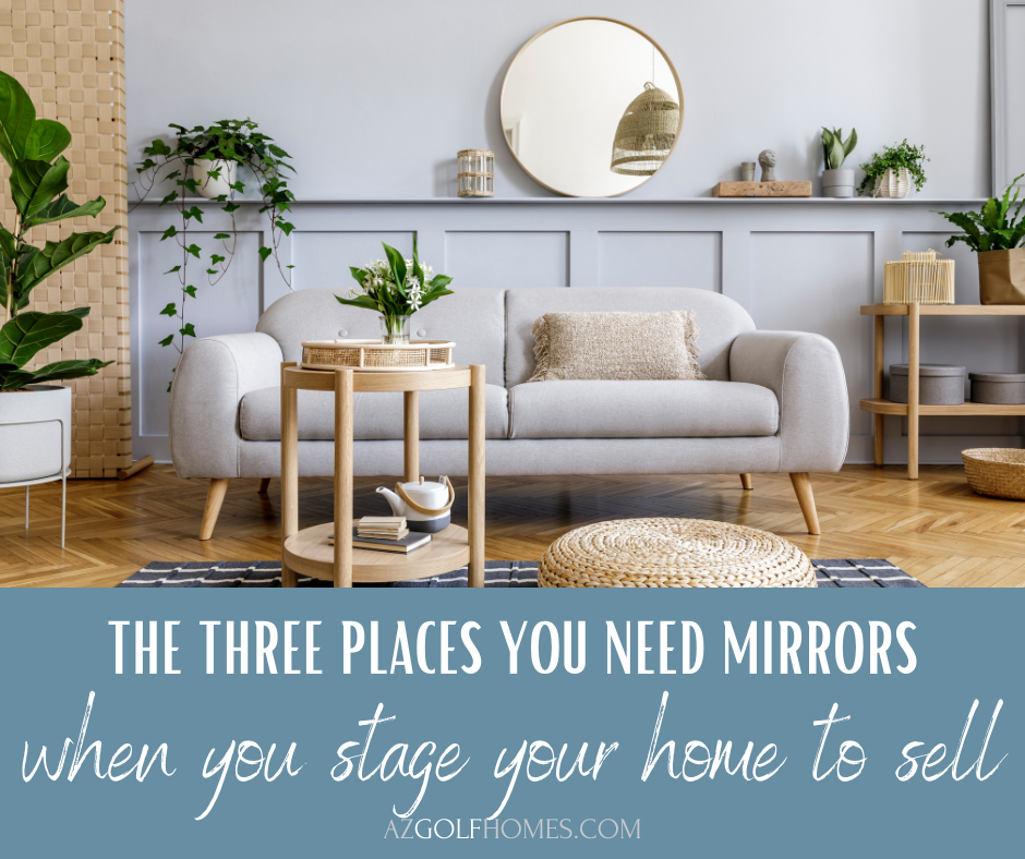 3 Places You Need Mirrors in Home Staging