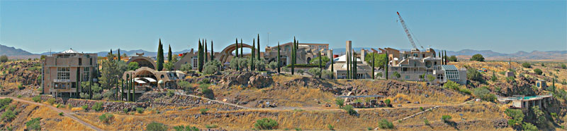 Experimental town, Arcosanti, located 45 minutes north of Scottsdale
