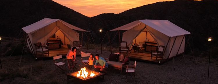 Desert Mountain rolls out overnight luxury camping. Photo credit: Desert Mountain