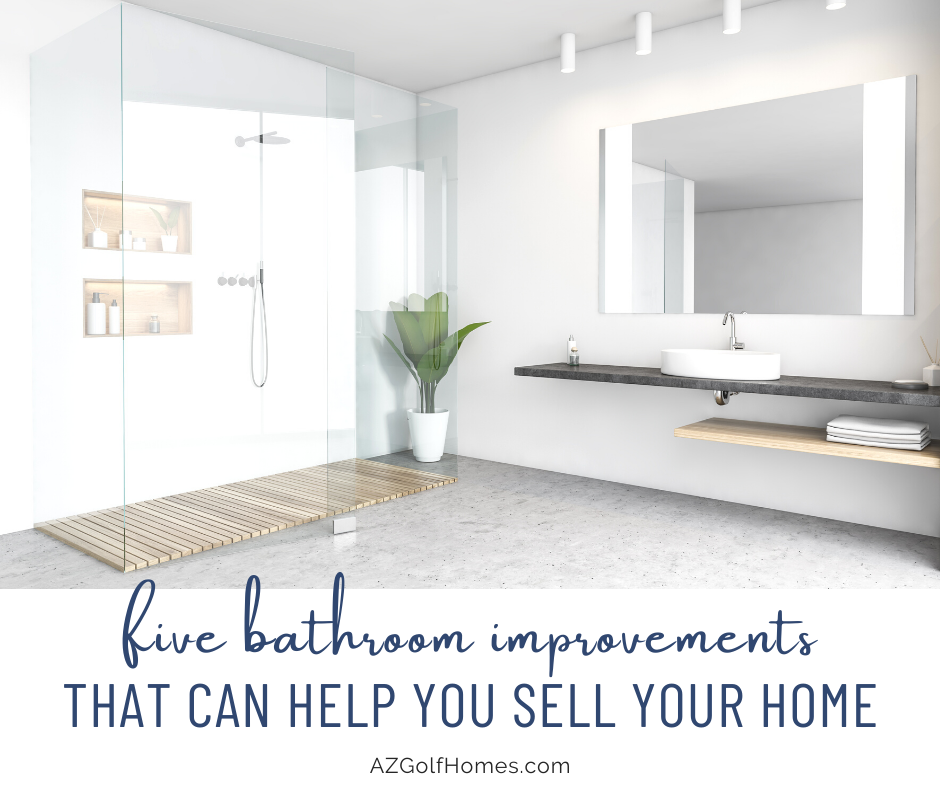 Five Bathroom Improvements That Can Help You Sell Your Home