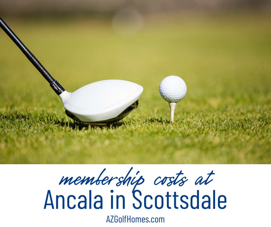 Membership Costs at Ancala in Scottsdale