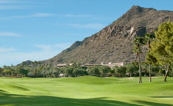 The Phoenician Resort offers 27 holes of championship golf.