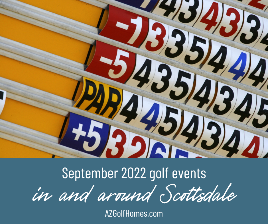 September 2022 Golf Tournament Events in Scottsdale