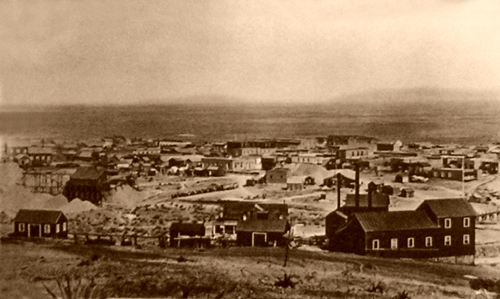 Tombstone, 1881 - the site of the Gunfight at OK Corral