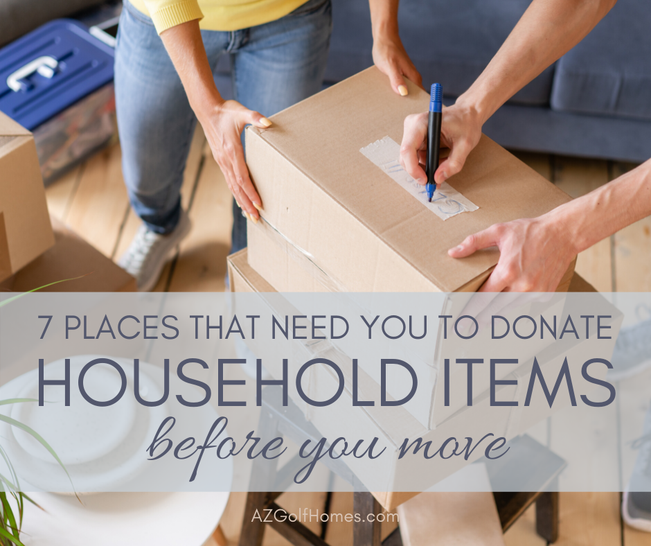 Where to Donate Household Items Before You Sell Your Home in Scottsdale